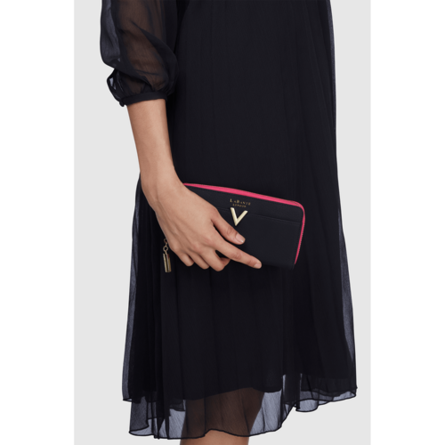 Kindness Black Vegan Two-Tone Wallet