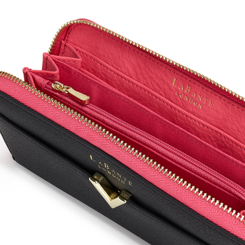 Kindness Black Vegan Two-Tone Wallet