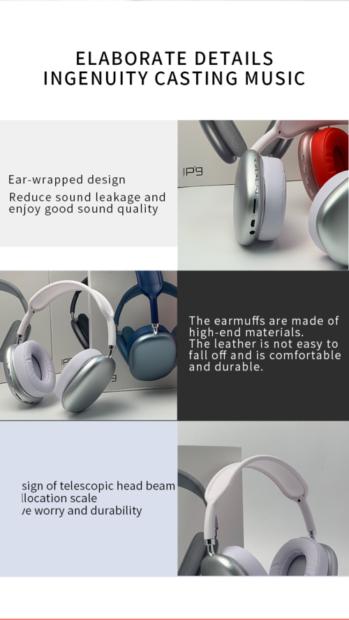 Wireless Headset HIFI Stereo Bluetooth Headphones
